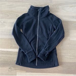 Lululemon hood less scuba full zip jacket
